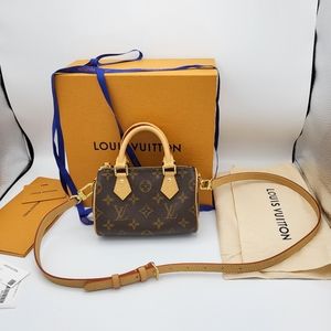 Brand new authentic Louis Vuitton Nano Speedy NM